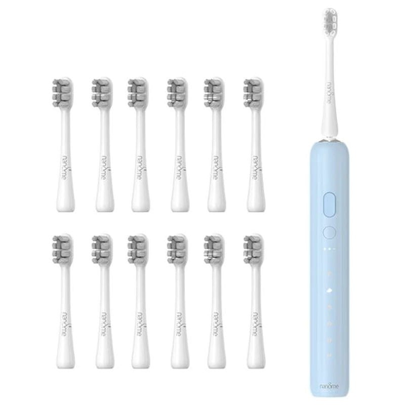 Cepillo de dientes Nandme NX7000 con 12 Cabezales Azul - Ítem1