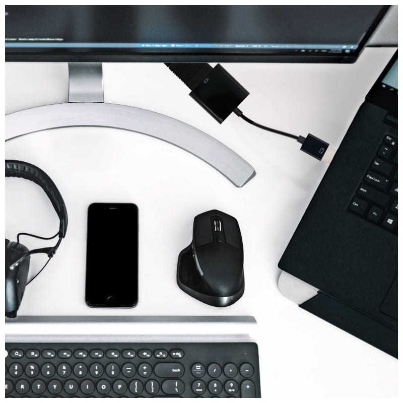 Nanocable 10.16.2001-BK /HDMI Mâle - SVGA+ Audio Femelle Noir - Convertisseur - Ítem4