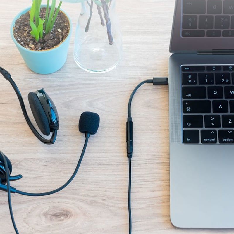 Nanocable Câble Adaptateur Audio USB-C vers Jack 3.5 Noir 11cm - Ítem2
