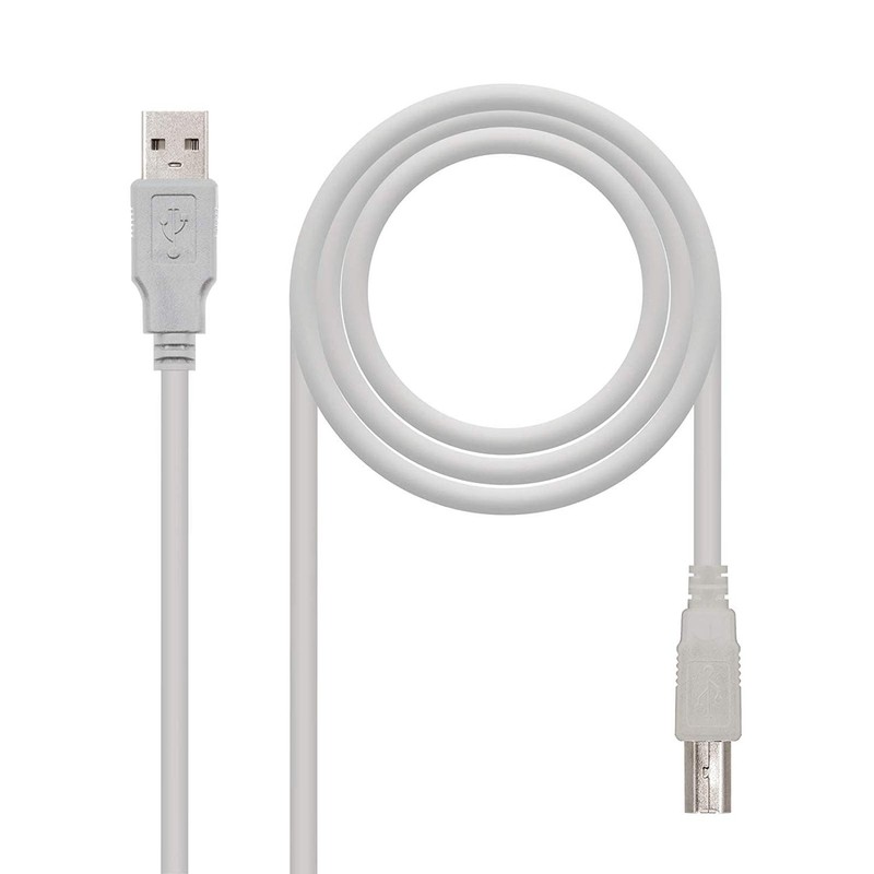 Nanocable - Câble USB 2.0 Imprimante 3M Beige - Ítem