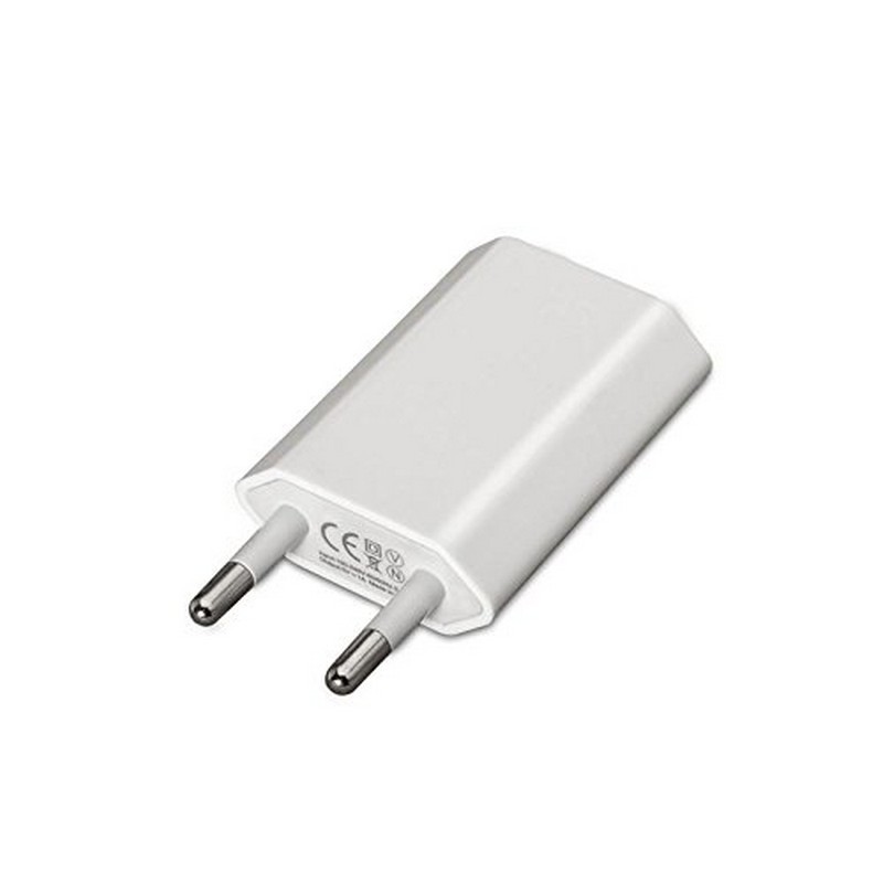 Chargeur USB 1 Port 5V 1A 1A blanc