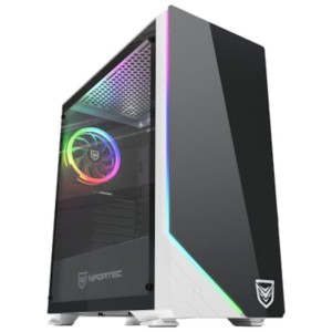Nfortec Vega RGB - Verre Trempé Noir et Blanc