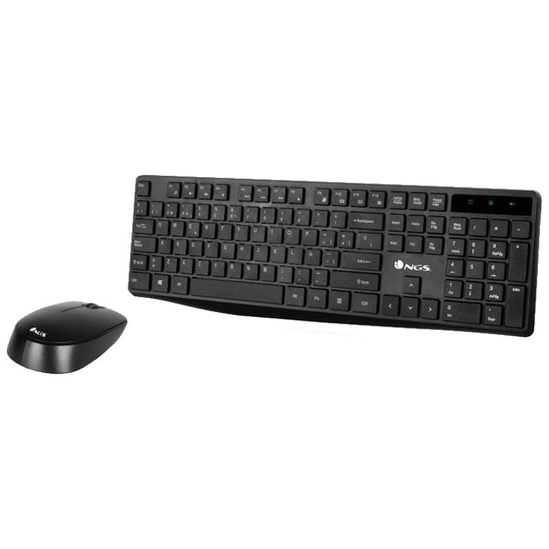 Kit clavier + souris sans fil NGS Allure noir - Ítem1