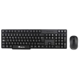 NGS Euphoria Wireless Keyboard + Mouse Kit Anglais Noir