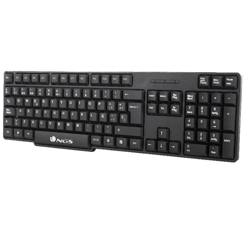 Teclado sem fio NGS Euphoria + kit de mouse inglês preto - Item3