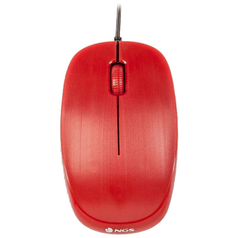 NGS Flame Mouse 1000 DPI - Vermelho - Item