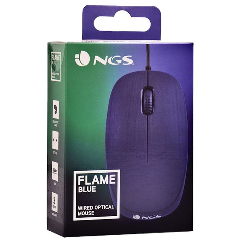 NGS Flame Souris 1000 DPI - Bleu - Ítem4