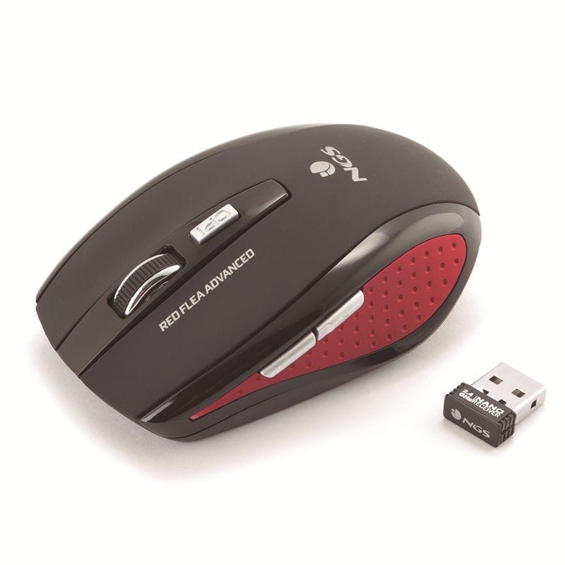NGS Flea Advanced Red - Souris sans fil 1600 DPI Rouge - Ítem3