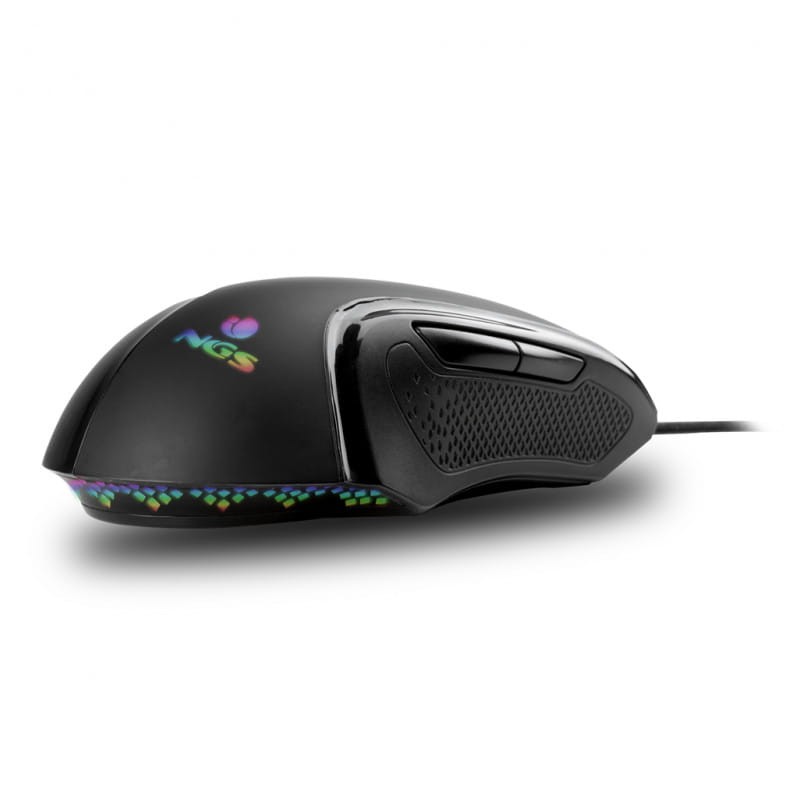 NGS GMX-125 USB Ambidestro Preto – Mouse para Jogos - 7200 DPI - Item1