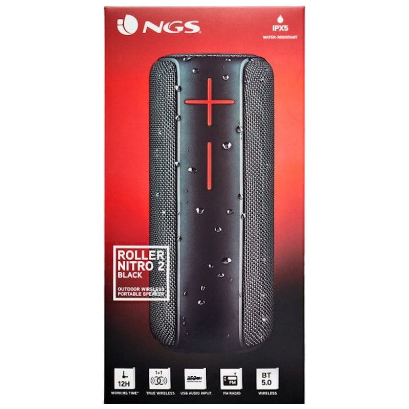 NGS Roller Nitro 2 Altavoz portátil Bluetooth Negro - Ítem3