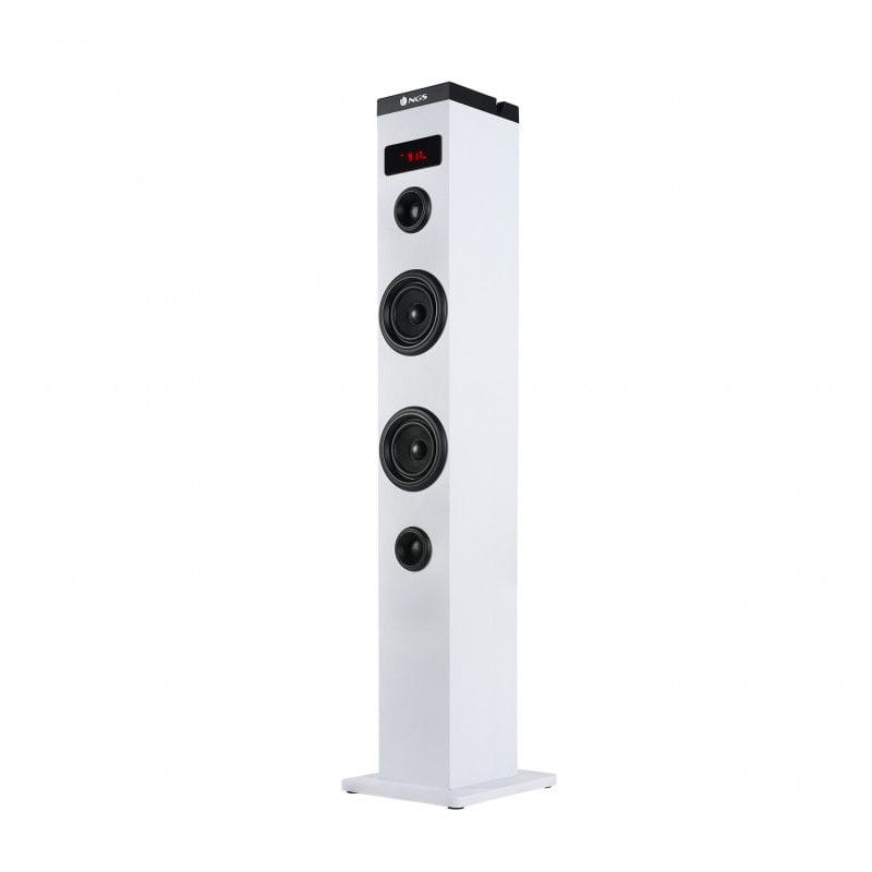 NGS Sky Charm Torre de sonido Bluetooth 50 W Blanco