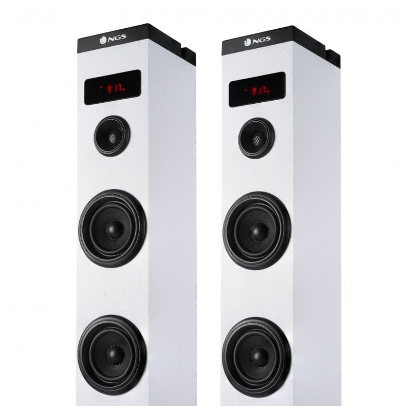 NGS Sky Charm Torre de sonido Bluetooth 50 W Blanco - Ítem3