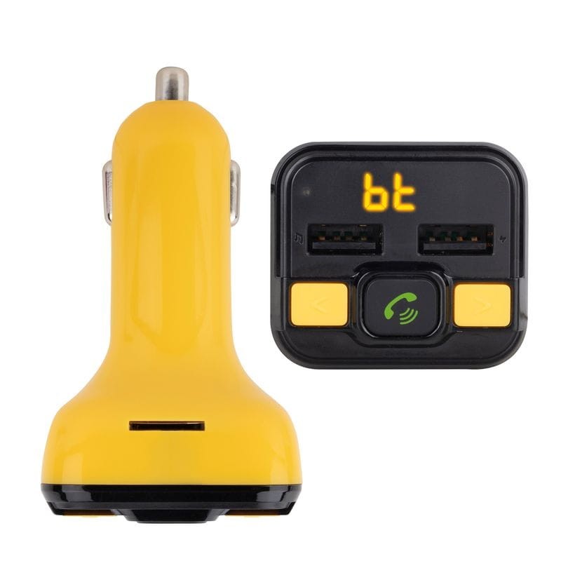 NGS Spark BT Curry LED Bluetooth MicroSD Jaune - Transmetteur FM pour Voitures - Ítem2