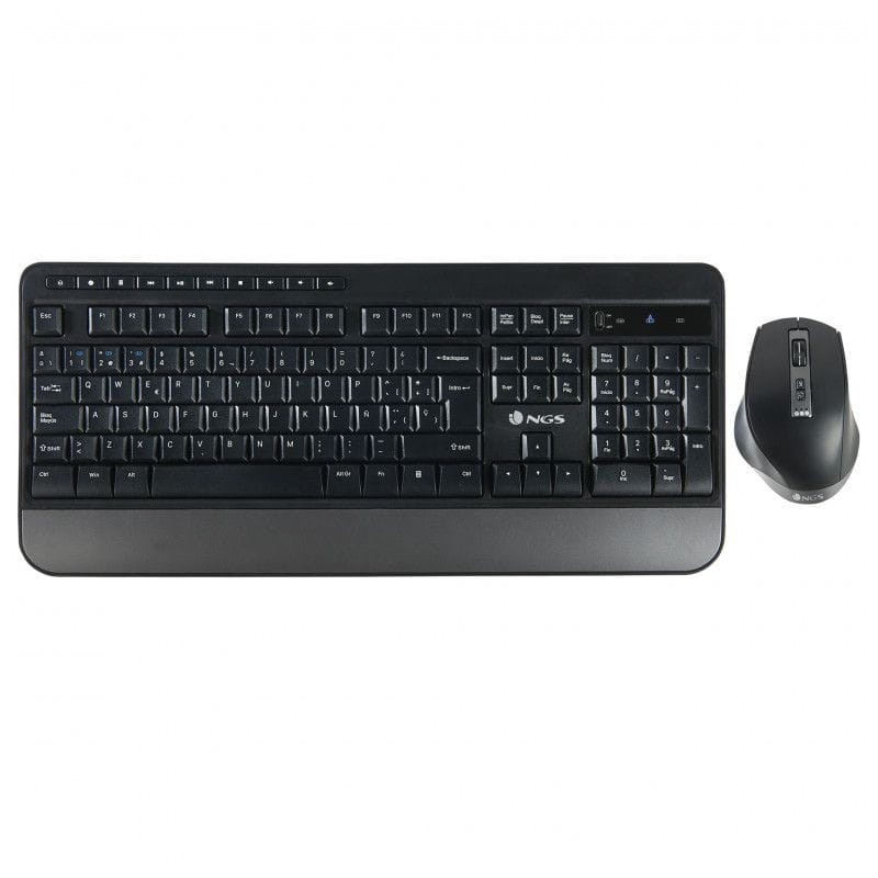 NGS SPELL KIT Teclado + Mouse Sem Fio - Preto - Item