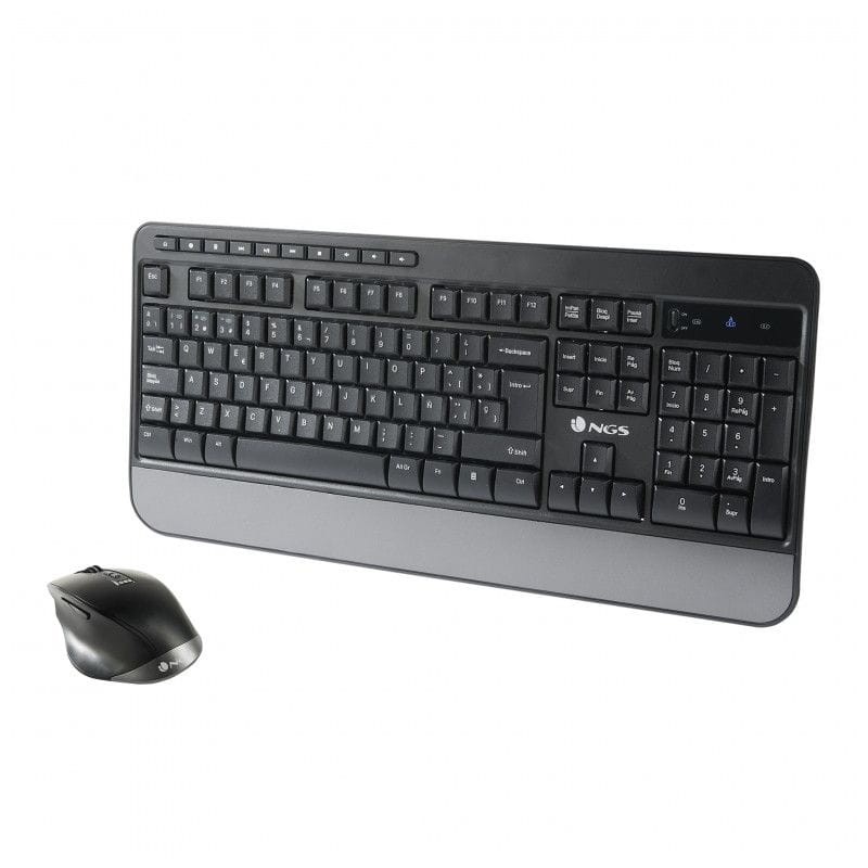 NGS SPELL KIT Clavier + Souris Sans Fil - Noir - Ítem1