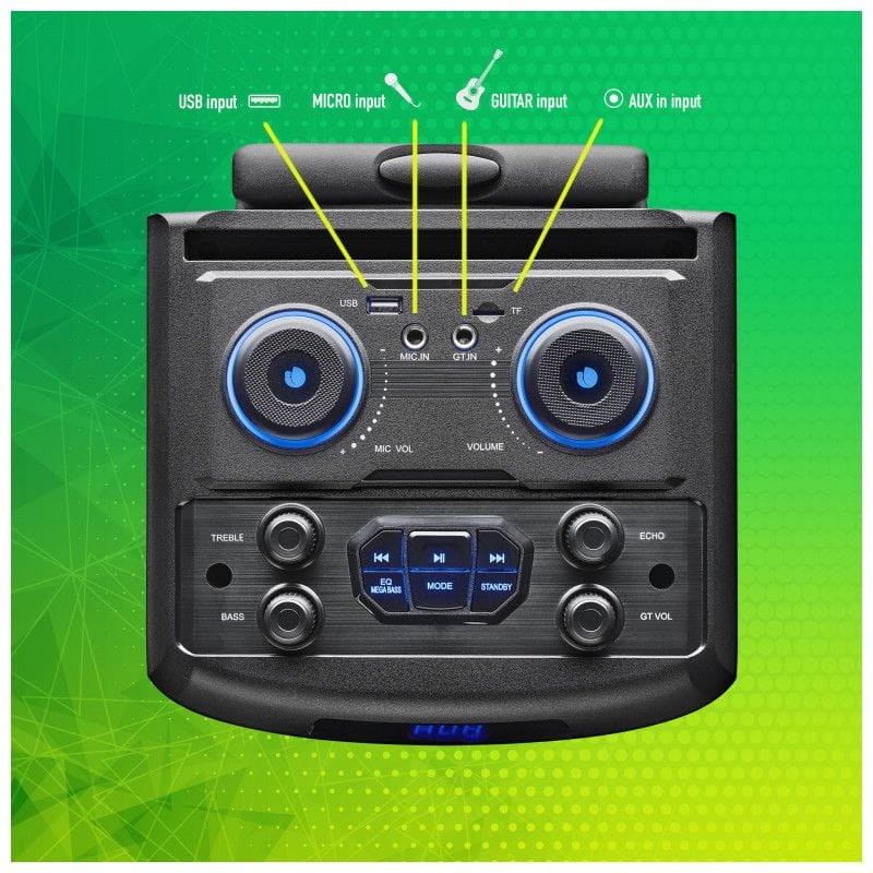 Alto-falante Bluetooth NGS WILD DUB ZERO Preto - Item6