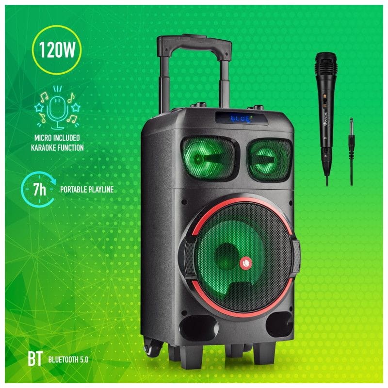 Alto-falante Bluetooth NGS WILD DUB ZERO Preto - Item7