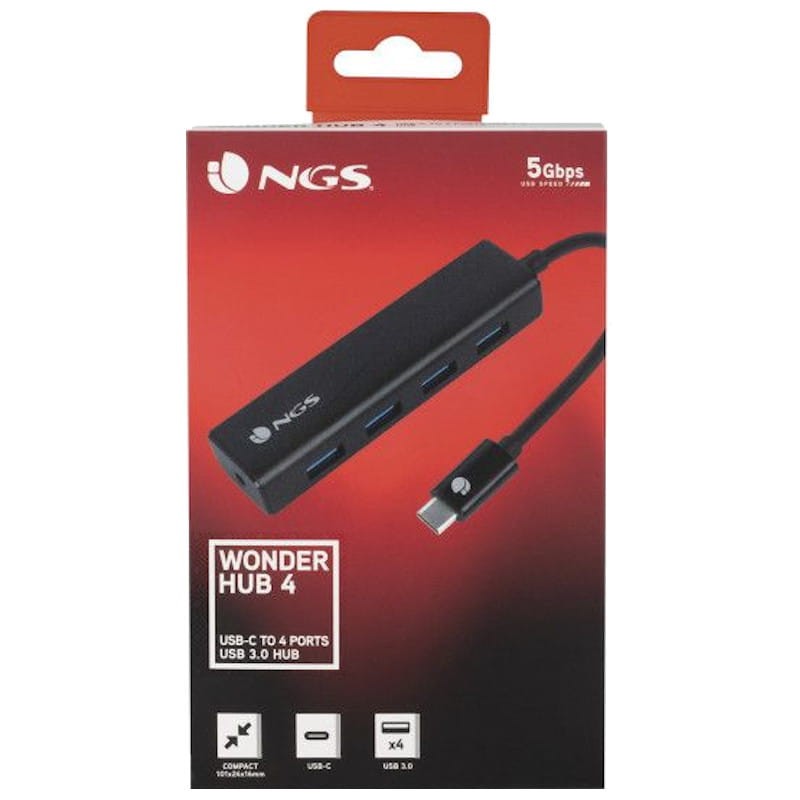 NGS Wonder HUB 4 USB 3.0 vers Type-C - Ítem6