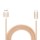 Nilkin Elite Cable USB 3.0 Tipo C - Color Plateado; vista frontal con el cable enrollado - Ítem5