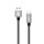 Nilkin Elite Cable USB 3.0 Tipo C - Color Plateado; vista frontal con el cable enrollado - Ítem11