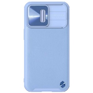 Capa CamShield Leather de Nillkin para iPhone 13 Pro Lilás