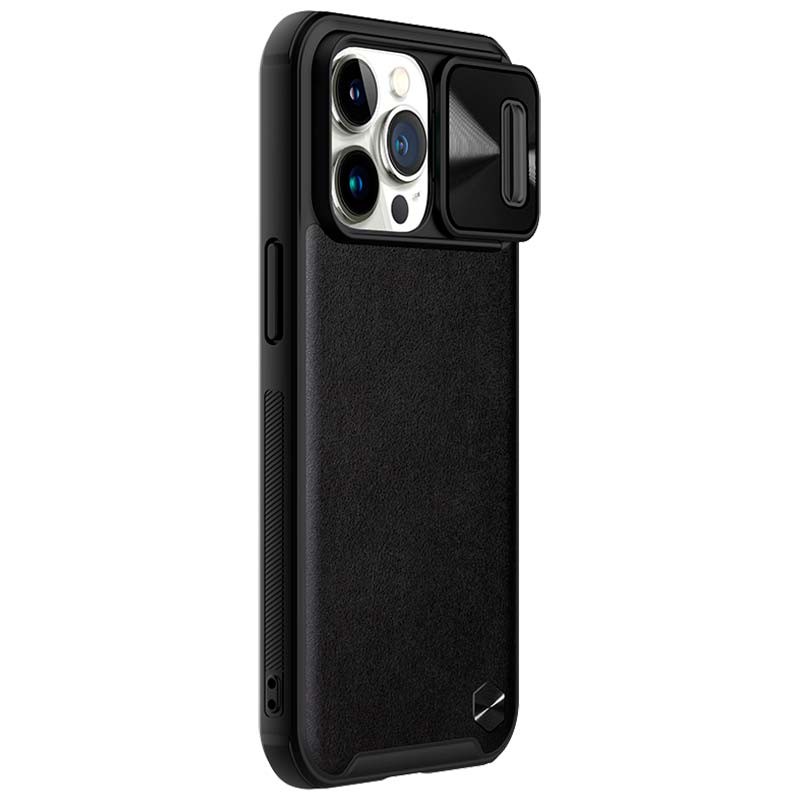 Funda CamShield Leather de Nillkin para iPhone 13 Pro Max Negro - Ítem1