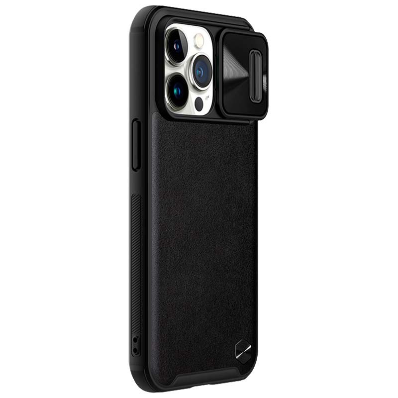 Funda CamShield Leather de Nillkin para iPhone 13 Pro Negro - Ítem1