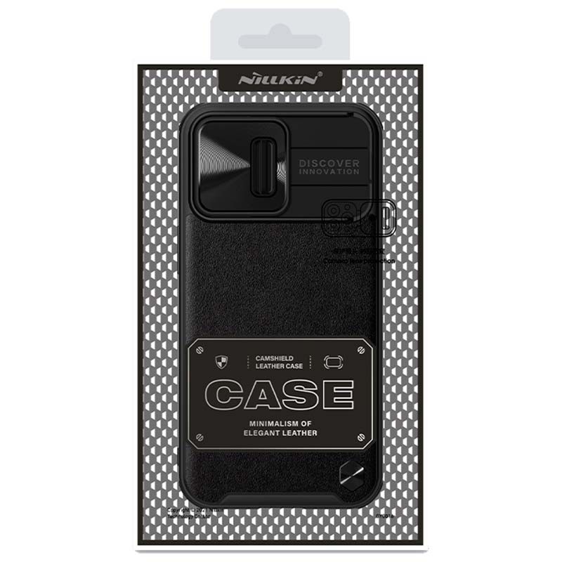 Funda CamShield Leather de Nillkin para iPhone 13 Pro Max Negro - Ítem5