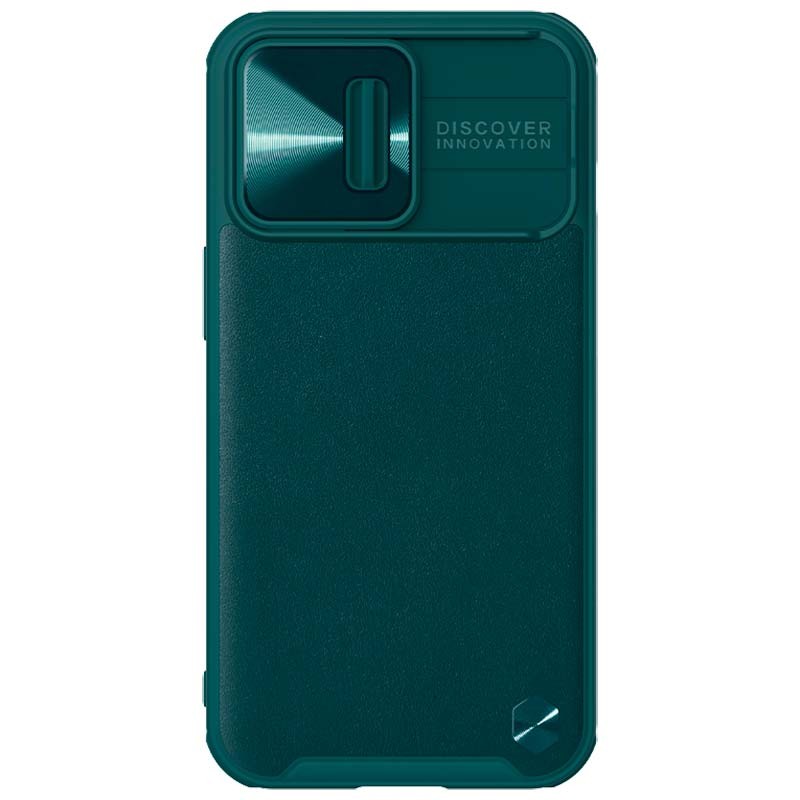 Capa CamShield Leather de Nillkin para iPhone 13 Pro Verde - Item