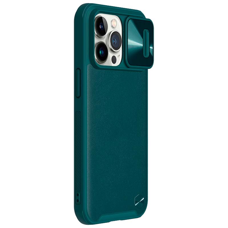 Capa CamShield Leather de Nillkin para iPhone 13 Pro Verde - Item1