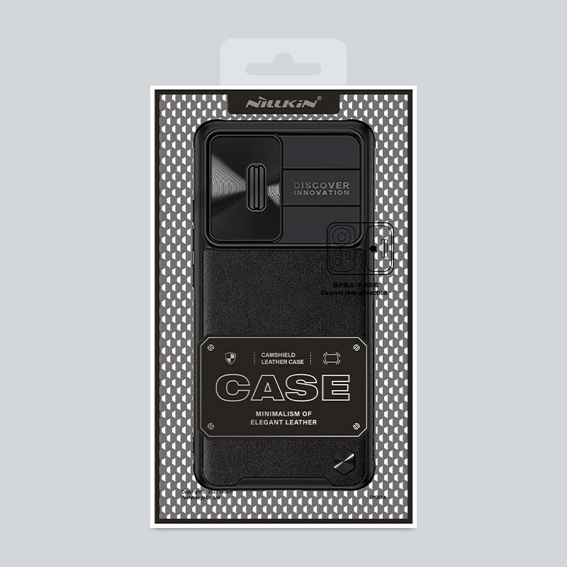 Funda CamShield Leather de Nillkin para Xiaomi 12 / 12X Negro - Ítem6