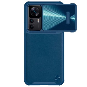 Nillkin Coque CamShield Leather Xiaomi 12T / 12T Pro Bleu