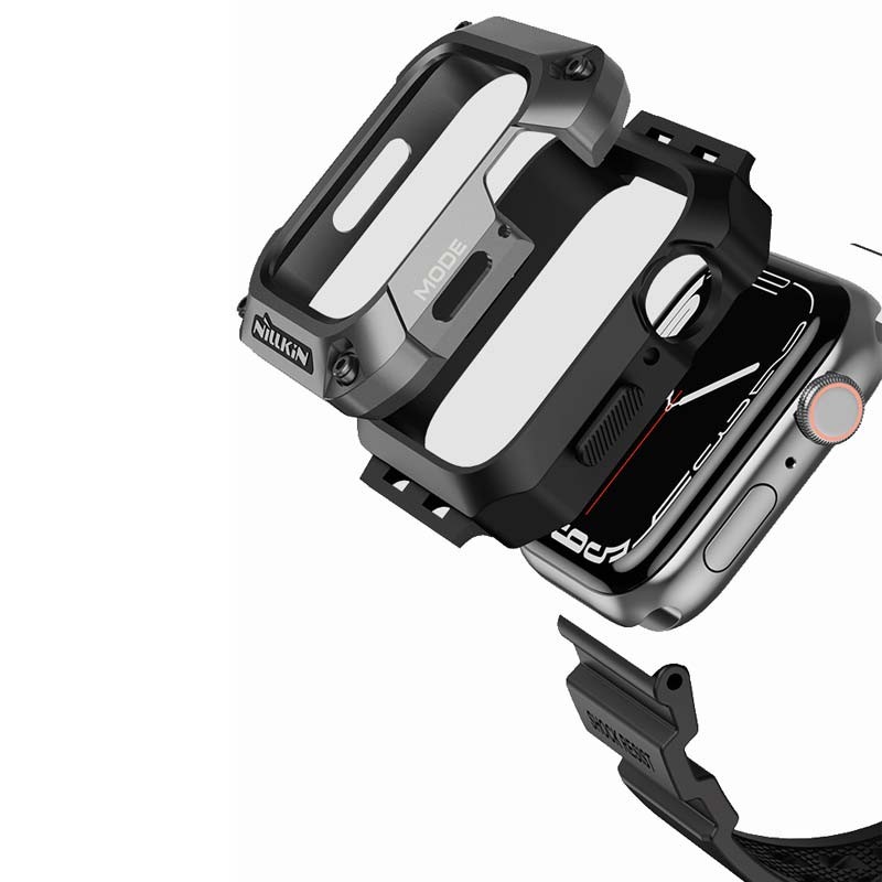 Pulseira com caixa DynaGuard cinzenta de Nillkin para Apple Watch 7/8 de 45 mm - Item2