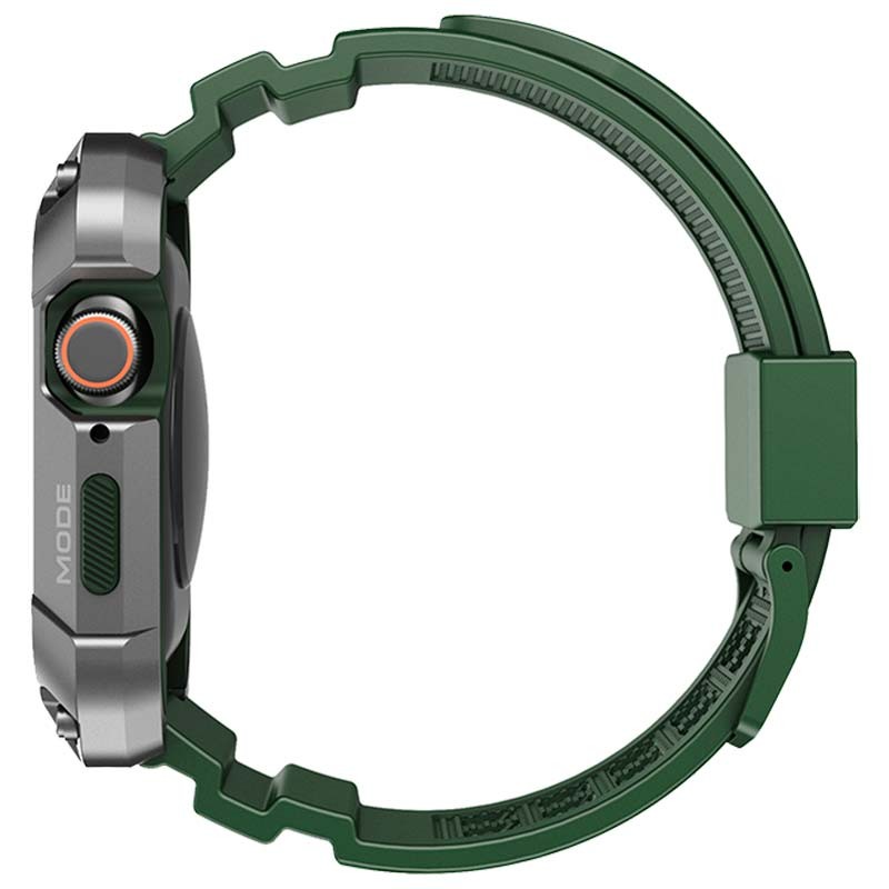 Pulseira com caixa DynaGuard verde de Nillkin para Apple Watch 7/8 de 45 mm - Item1