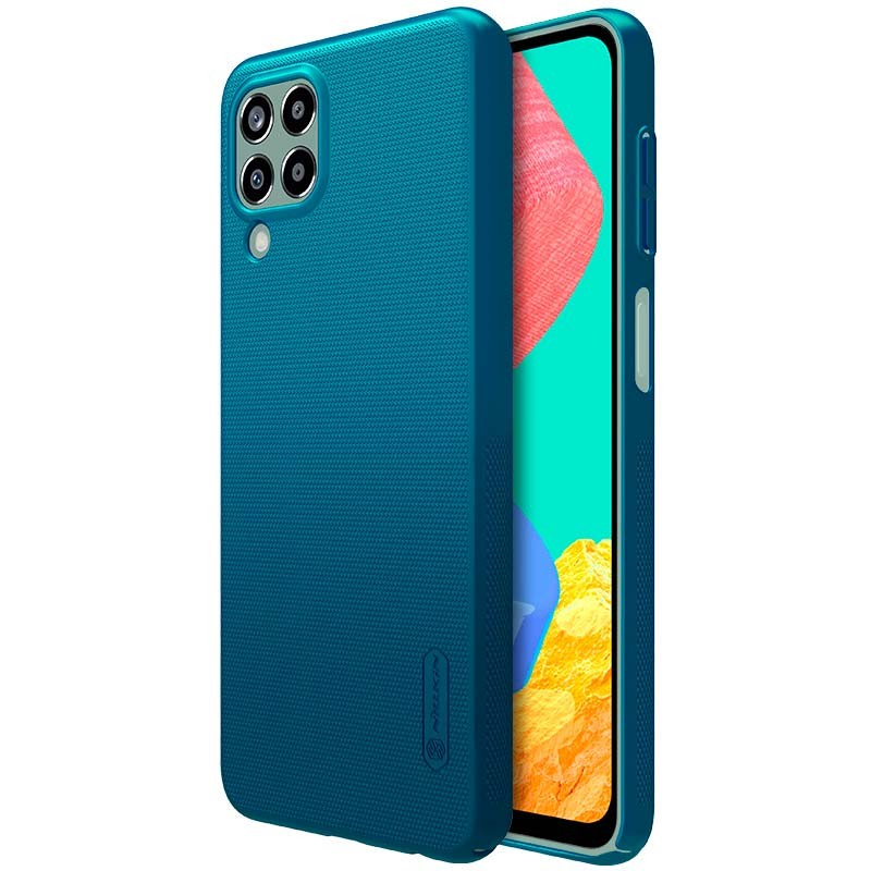 Nillkin Coque en caoutchouc Frosted Samsung Galaxy M33 5G Bleu - Ítem4