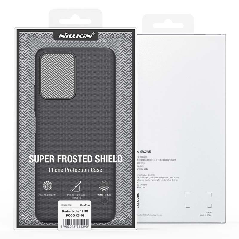 Nillkin Capa de borracha Frosted Pro Xiaomi Poco X5 Pro / Redmi Note 12 Pro 5G Preto - Item6