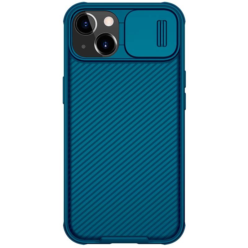 Nillkin Capa CamShield Leather iPhone 13 Azul - Item