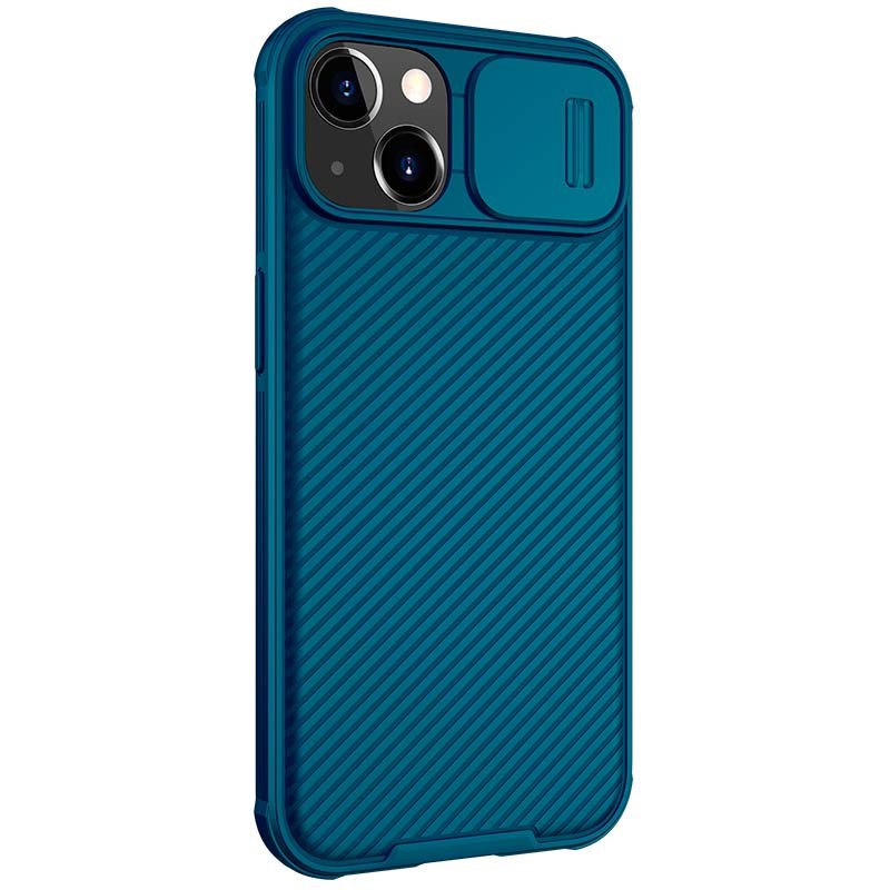 Nillkin Capa CamShield Leather iPhone 13 Azul - Item1