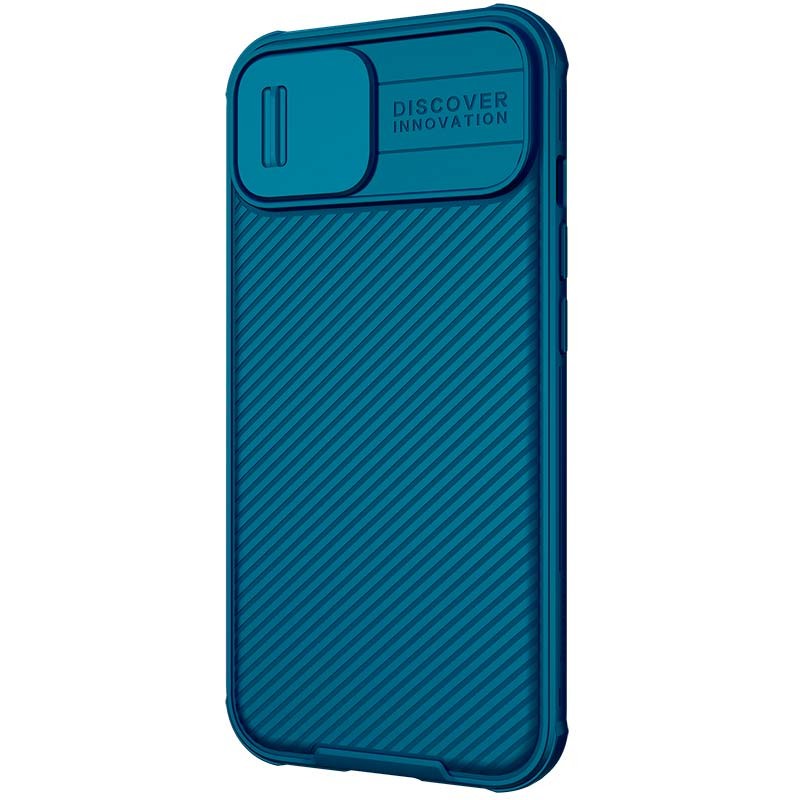 Nillkin Capa CamShield Leather iPhone 13 Azul - Item2