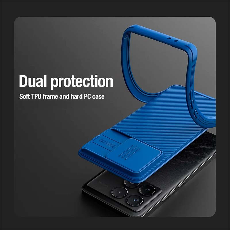 Funda CamShield Pro negra de Nillkin para Xiaomi Poco F6 Pro 5G - Ítem2