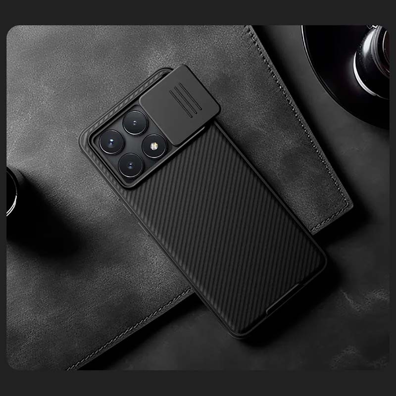 Funda CamShield Pro negra de Nillkin para Xiaomi Poco F6 Pro 5G - Ítem5