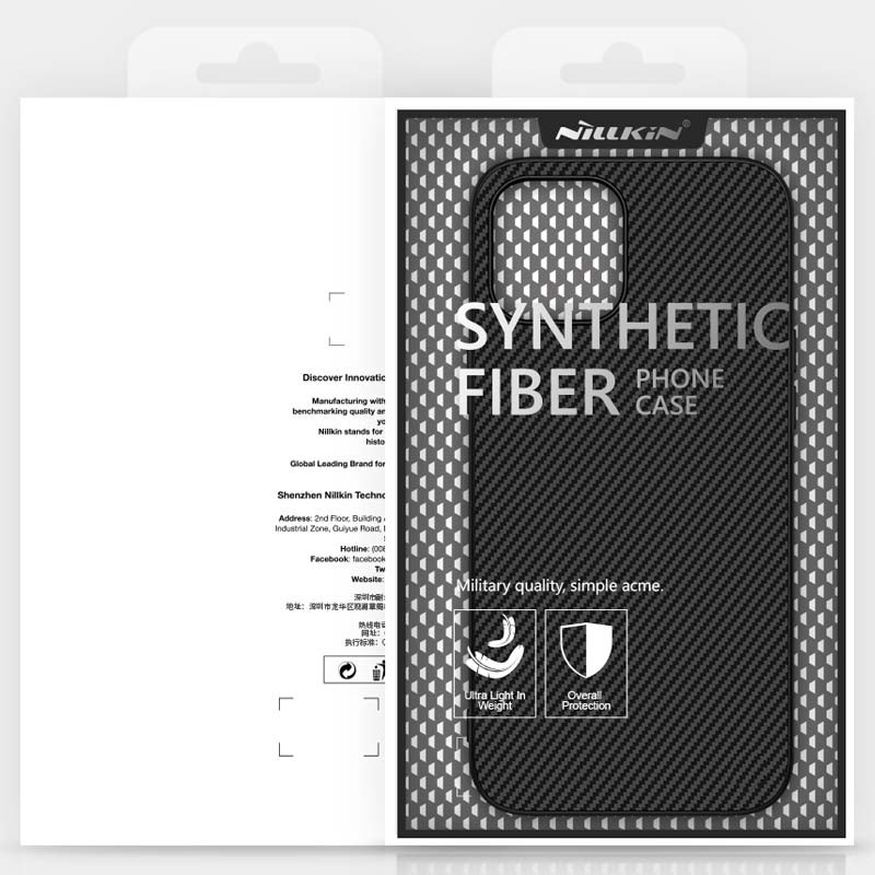 Coque en fibres synthétiques de Nillkin pour iPhone 12 Mini - Ítem5