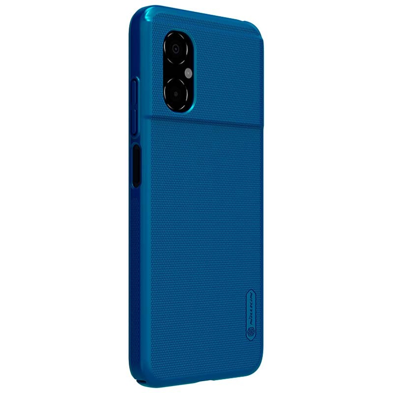Nillkin Coque en caoutchouc Frosted Xiaomi Poco M4 5G Bleu - Ítem1
