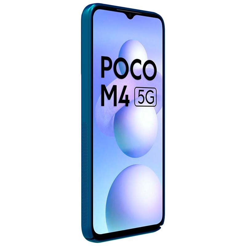 Nillkin Capa de borracha Frosted Xiaomi Poco M4 5G Azul - Item4