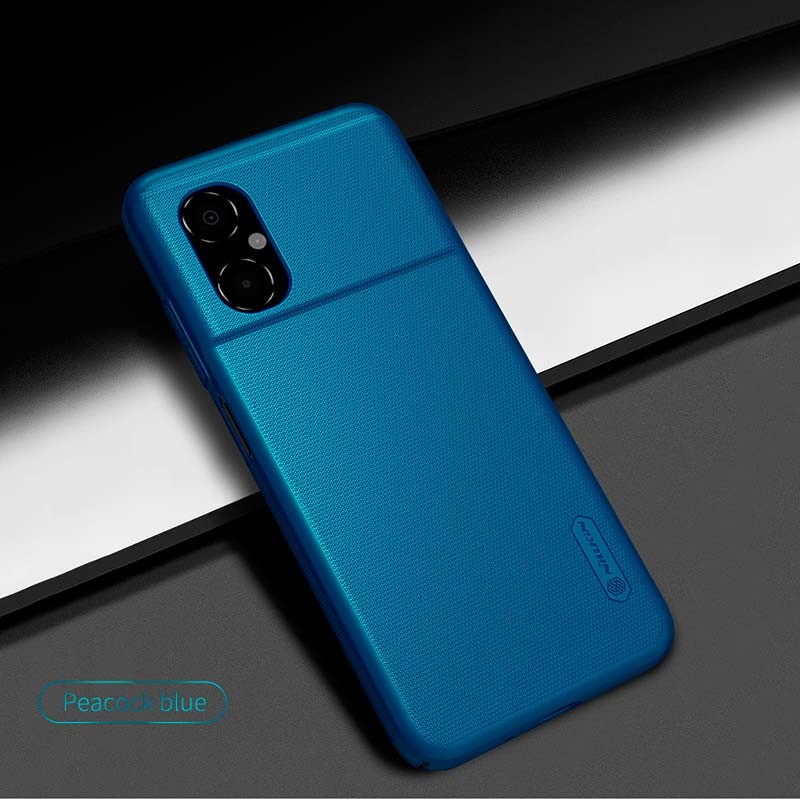 Nillkin Coque en caoutchouc Frosted Xiaomi Poco M4 5G Bleu - Ítem5