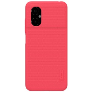 Nillkin Capa de borracha Frosted Xiaomi Poco M4 5G Vermelho