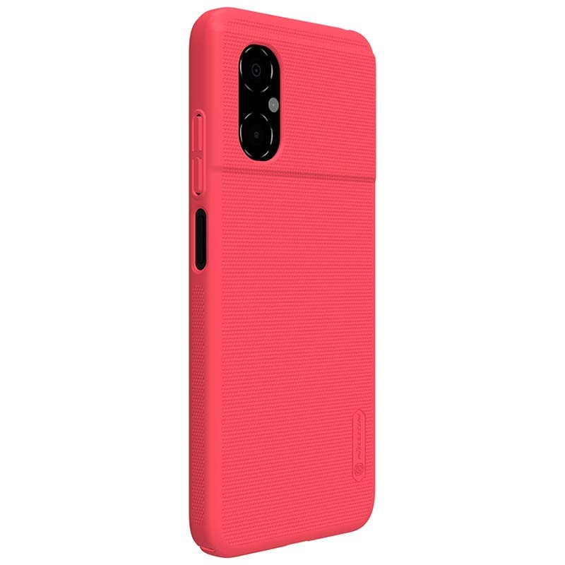 Nillkin Capa de borracha Frosted Xiaomi Poco M4 5G Vermelho - Item1