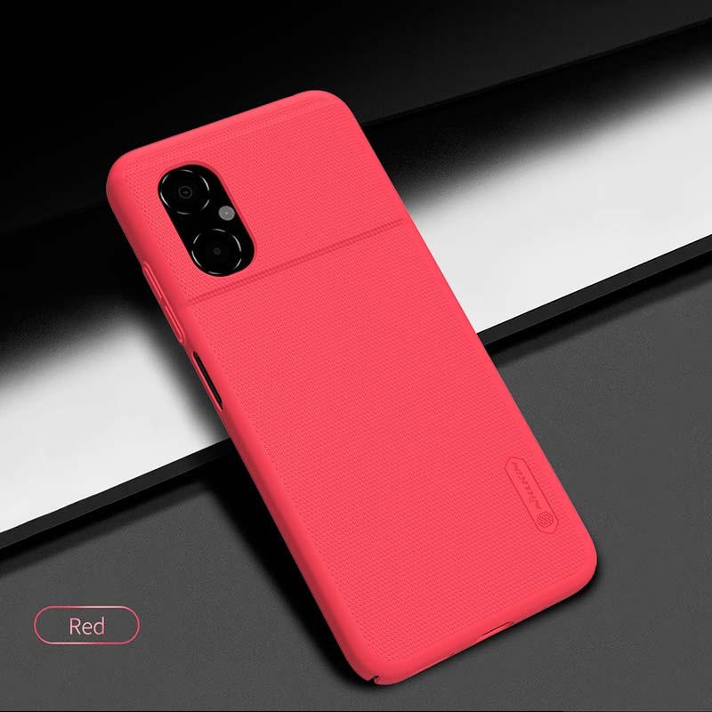 Nillkin Capa de borracha Frosted Xiaomi Poco M4 5G Vermelho - Item5