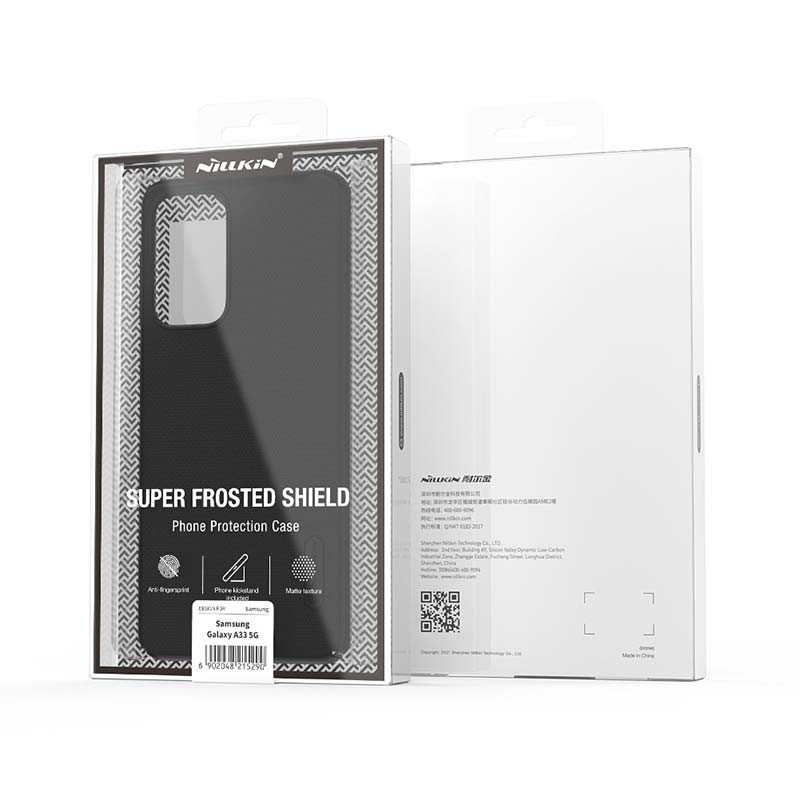 Coque en caoutchouc Frosted Nillkin pour Samsung Galaxy A33 5G Noir - Ítem6
