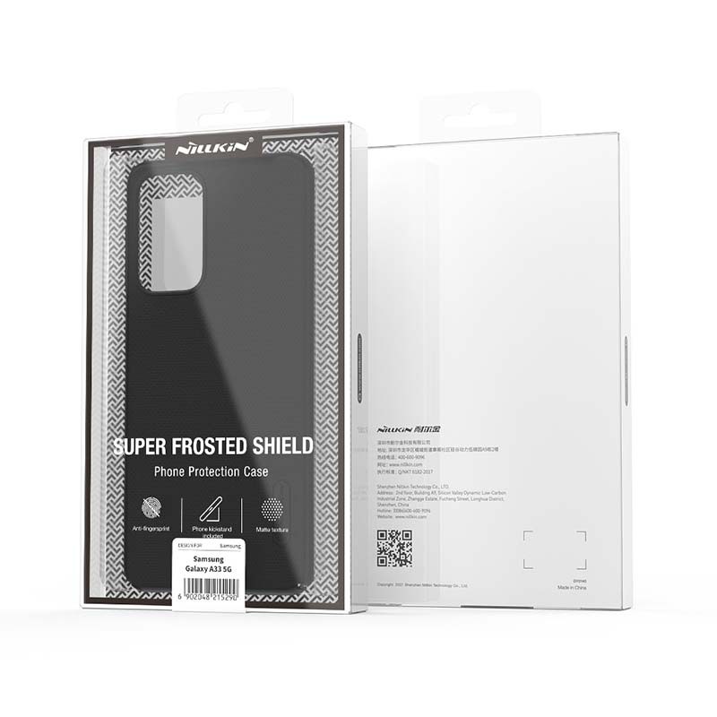 Capa de borracha Frosted de Nillkin para Samsung Galaxy A33 5G Preto - Item6